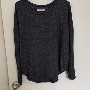 Lucky Charcoal Long Sleeve Top